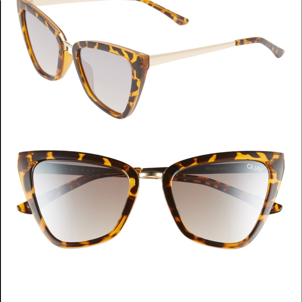 Quay Australia Reina Mini Tortoise She’ll Sumglasses